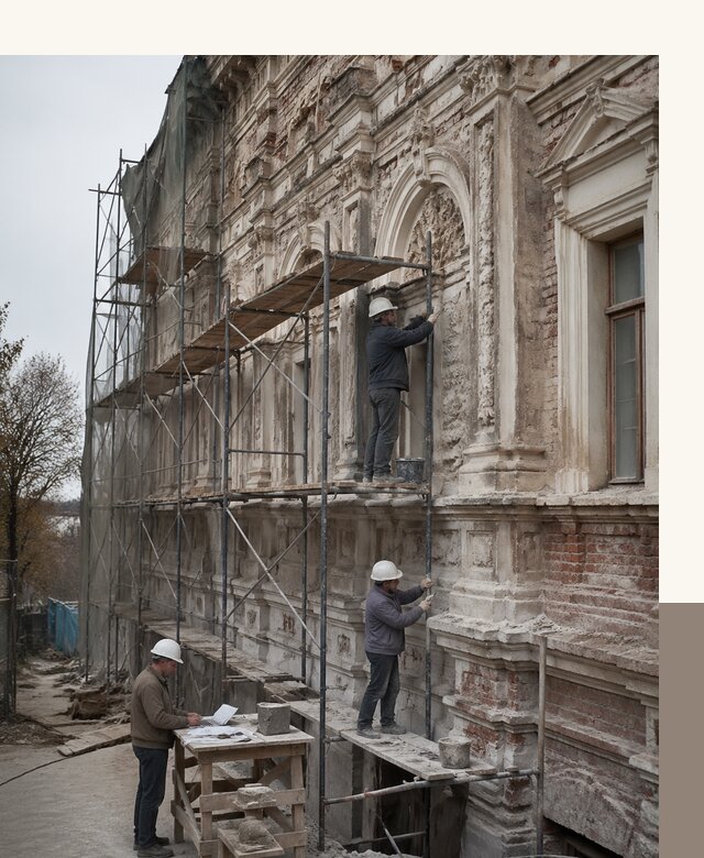 Реставрация объектов культурного наследия под ключ в Архангельске